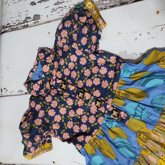 Matilda Jane Bayberry dress size 4 paint by numbers horse hot air balloon dress - Picture 2 of 8